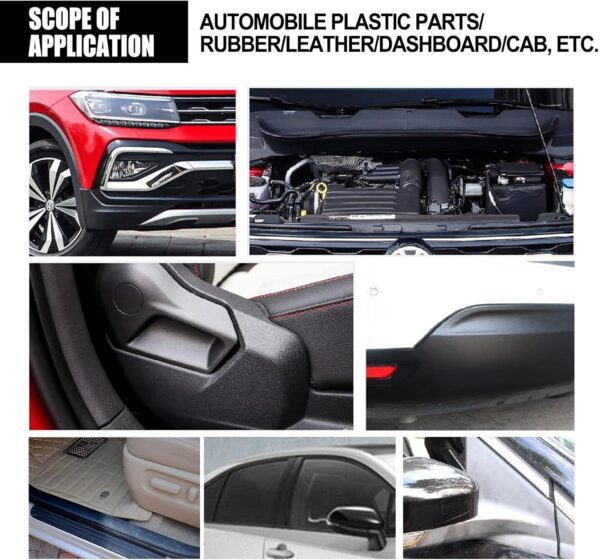 Plastic Coating RAYHONG Auto Multi Purpose Plastic Restorer For Car and Bike - Image 2